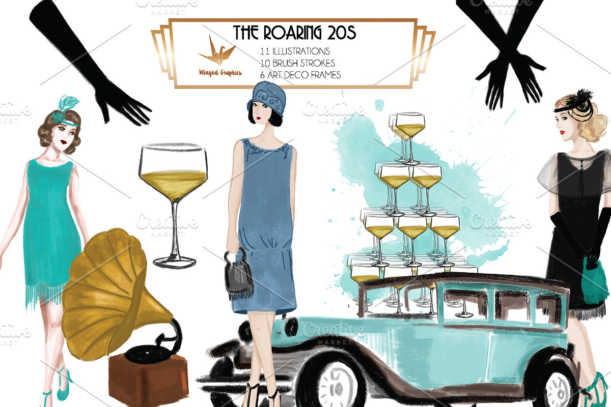 the-roaring-20s-illustrations-a-person-illustration-by-winged-graphics