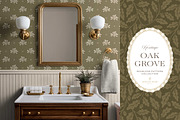 Oak & Acorn Autumn Patterns - Olive, a Pattern Graphic by Eclectic Anthology (Thumbnail 9 of 13)