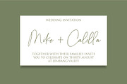 Elleanor - Handwritten Font, a Script Font by Fikryal Studio (Thumbnail 3 of 9)