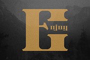 Grand Heist, a Serif Font by Chad Palmer Designs (Thumbnail 10 of 10)