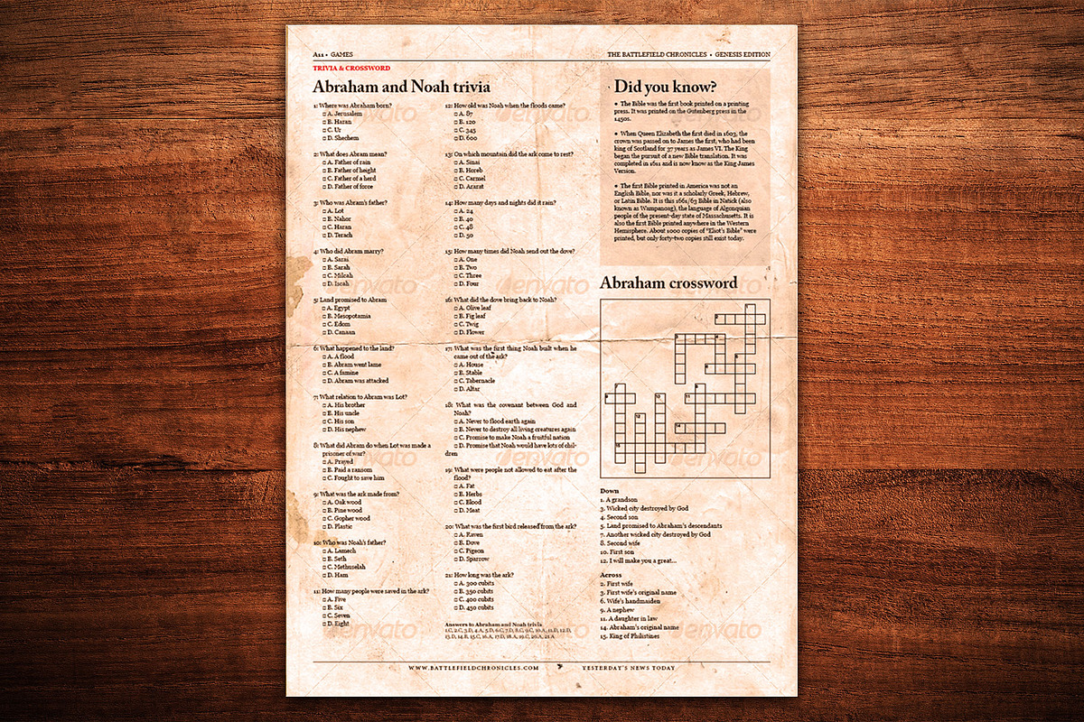 Newspaper Template for InDesign, a Magazine Template by Newspaper Templates (Photo 11 of 12)