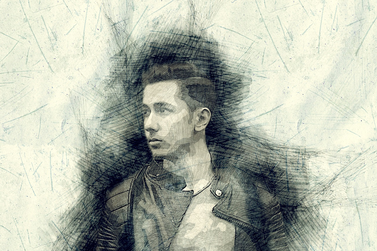 PRO SKETCH Photoshop Actions, an Action Add-On by MRI STUDIO (Photo 4 of 19)