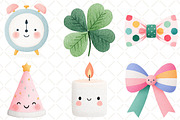 Cute New Year Clip Art, an Illustration by Black Bird Studio (Thumbnail 6 of 6)