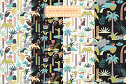 Childrens set with tropic forest, an Object Graphic by rosypatterns (Thumbnail 2 of 4)