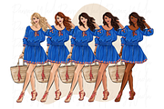 Fashion girls 54 clipart png, a Person Illustration by Parinaz Wadia Design (Thumbnail 2 of 9)