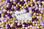 Happy Purim Line Vector Clipart, a Seasonal Illustration by Elena Malgina Clipart (Thumbnail 8 of 8)
