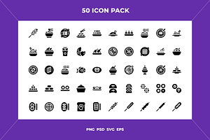 Korean Food Icons