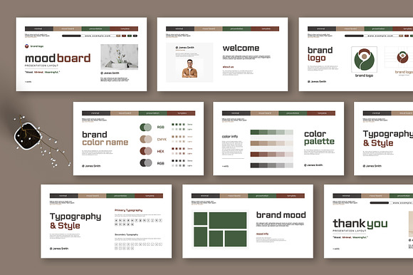 Moodboard Presentation Template preview 7