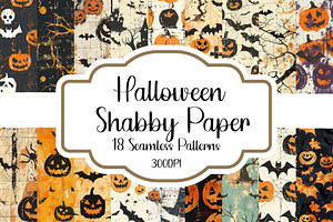 Halloween Shabby Paper Patterns