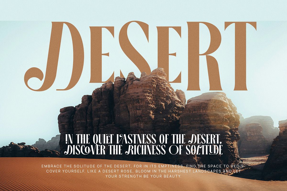 Bicoral Elegant Stylish Serif Font, a Serif Font by Perfectype (Photo 5 of 6)
