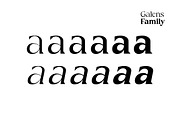 Galens | Serif font family, a Font by InkwellTypeCo (Thumbnail 8 of 11)