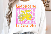 Limoncello La Dolce Vita Lemon PNG, an Illustration by Libby Wishes (Thumbnail 2 of 5)