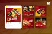 Delicious Food Instagram Post, a Social Media Template by CavenArt (Thumbnail 4 of 5)