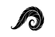 Vintage Feather Swirl SVG Bundle, an Illustration by Creativeshirt (Thumbnail 21 of 31)