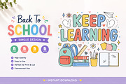 Back to School Qutoes Bundle, an Education Illustration by Actual Pixel (Thumbnail 3 of 11)
