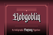 Hobgoblin - fantasy font, a Blackletter Font by SelfBuild Type (Thumbnail 1 of 8)