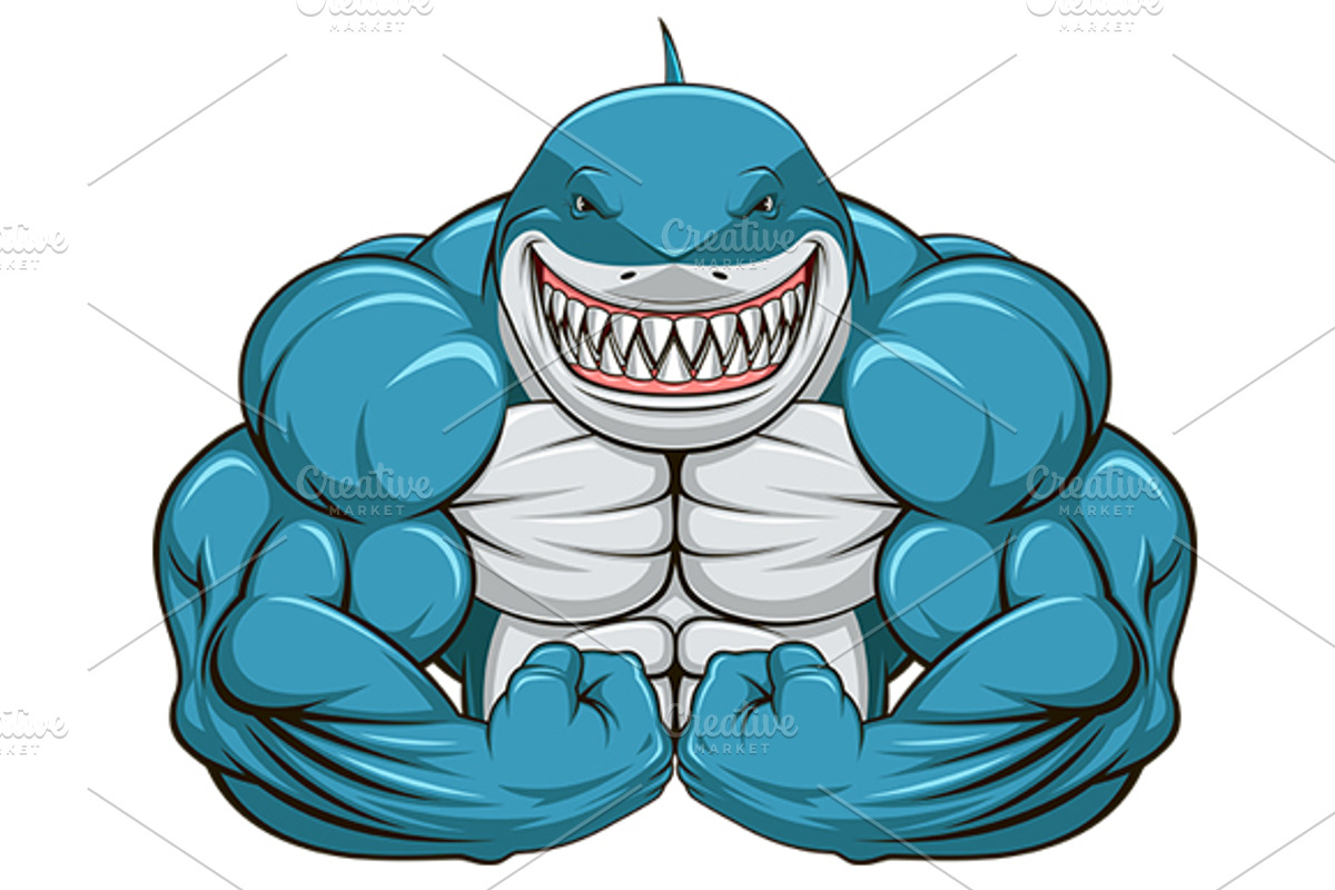 White shark, an Animal Illustration by Mark2000 (Photo 2 of 3)