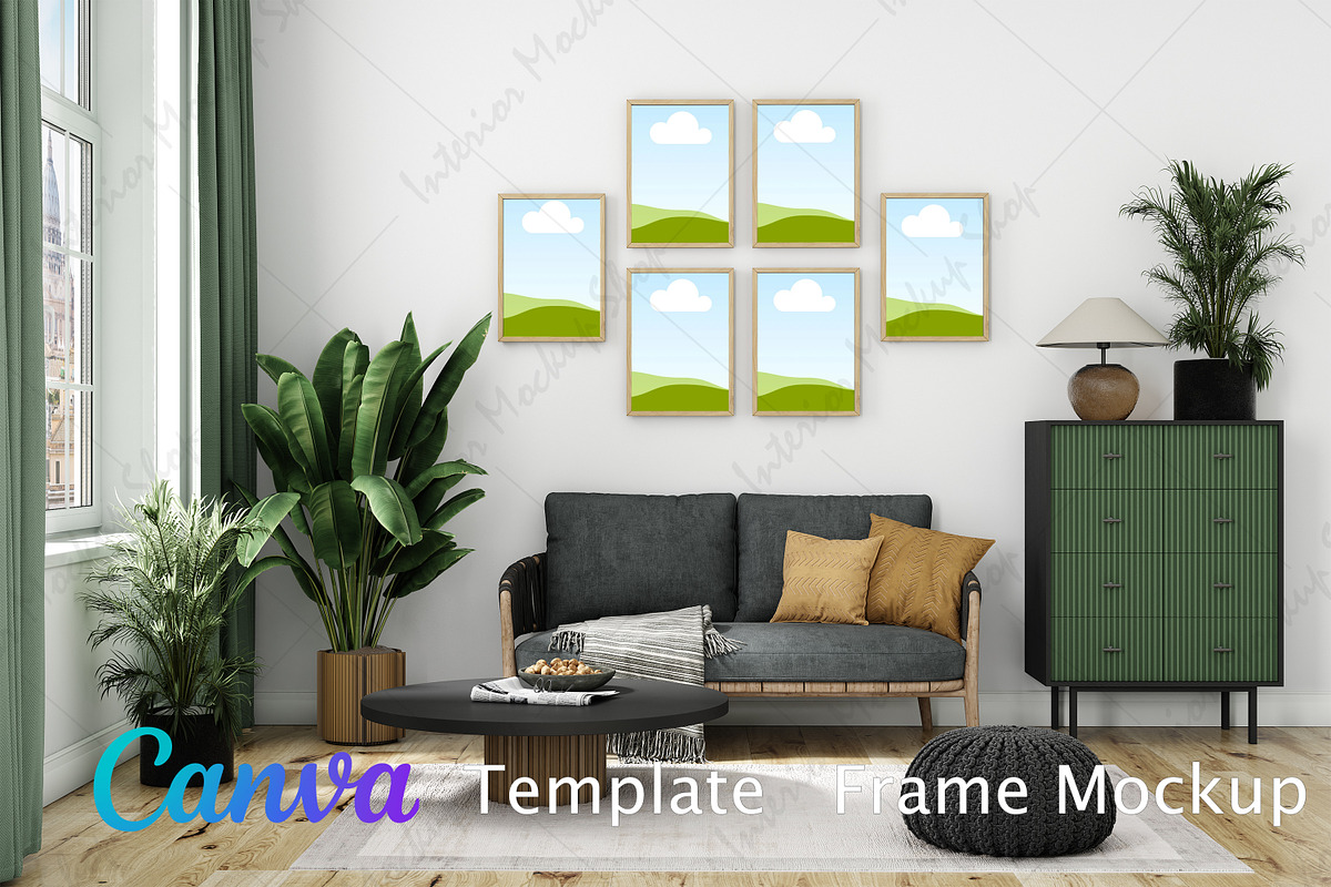 Canva Mockup, Frame Mockup, a Poster Template by Mockup Shop (Photo 1 of 2)