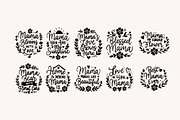 Floral Mama SVG Bundle, an Object Graphic by KAZ by IanMikraz Studio (Thumbnail 5 of 5)