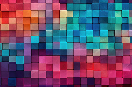 Abstract background of colorful cube, a Photo by Iftikhar Alam