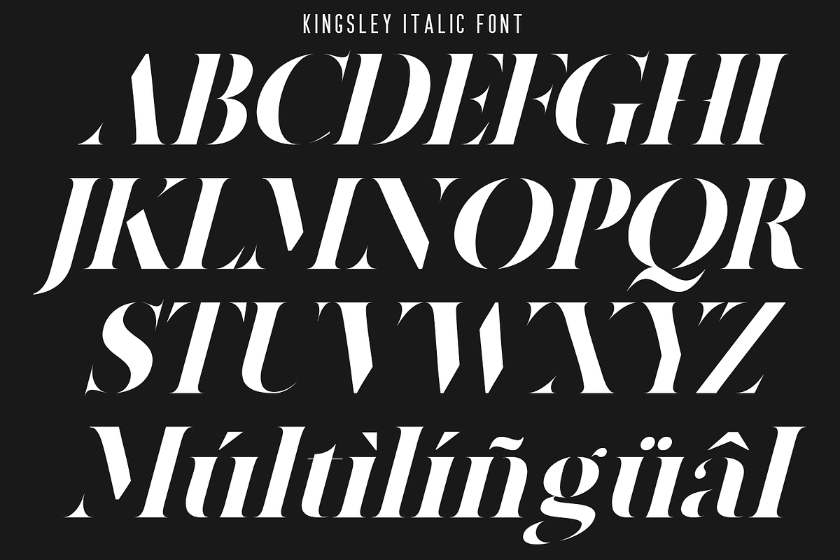 Kingsley – Modern Stencil Font, a Serif Font by 177Studio (Photo 7 of 8)