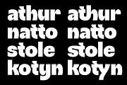 sans vastura | playful curves, a Sans Serif Font by InkwellTypeCo (Thumbnail 2 of 10)