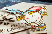 Laser Cut Christmas Cards DIY Craft, an Object Illustration by Bubert Art (Thumbnail 5 of 6)