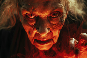creepy portrait of old witch, a Photo by Pictures for you!!!!!!!!!