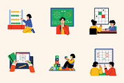 Math Illustrations Collection, an Education Illustration by Brickclay (Thumbnail 9 of 9)