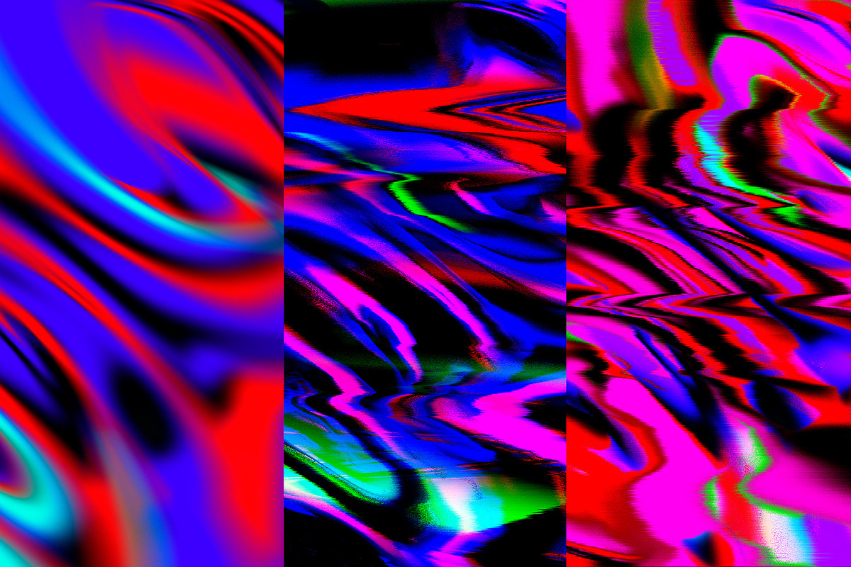 Liquid and Glitch Textures, a Texture Graphic by Visual Fear (Photo 13 of 13)
