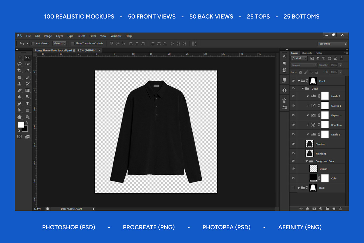 Realistic Streetwear Mockup Bundle, a Hoody Mockup by AtelierDuVow (Photo 2 of 10)