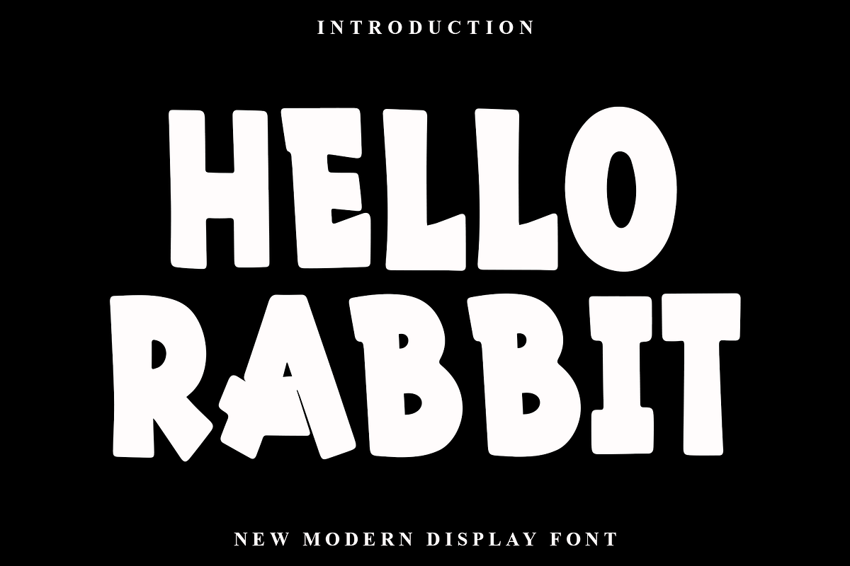 Hello Rabbit, a Script Font by FreshTypeINK (Photo 1 of 8)