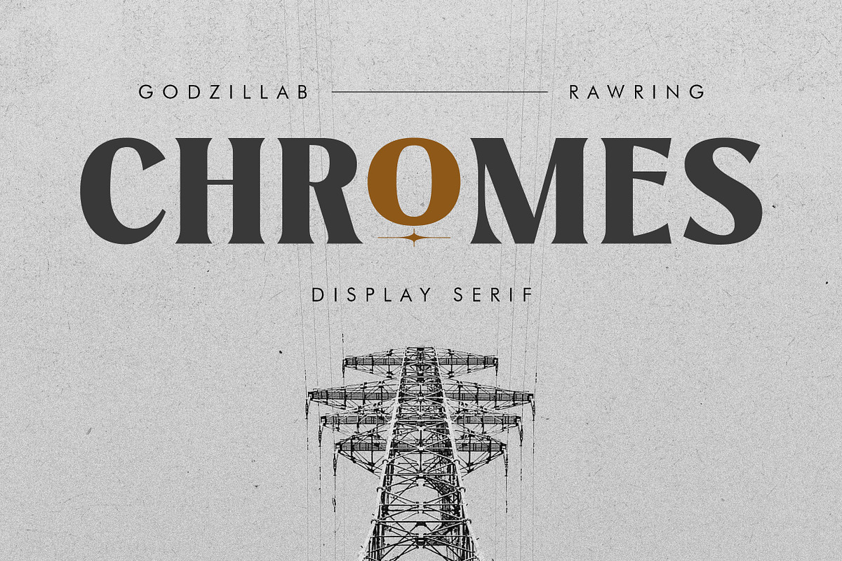 Chromes - Vintage Display Serif, a Serif Font by Godzillab (Photo 1 of 12)
