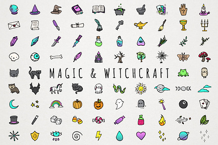 Magic, Witchcraft & Halloween Icons, an Icon by Lemonade Pixel