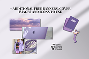 Purple Notion Student Planner, an App Template by SociallyyCreative (Thumbnail 8 of 10)