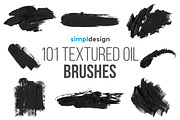 Stamp Textured Oil Photoshop Brushes, a Brush Add-On by SimplDesign (Thumbnail 1 of 7)
