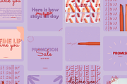 60 Purple Candy Instagram template, a Social Media Template by LemonNguyen (Thumbnail 6 of 6)