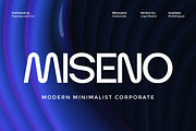 Miseno - Corporate Sans Serif Font, a Sans Serif Font by Flawless And Co (Thumbnail 1 of 10)