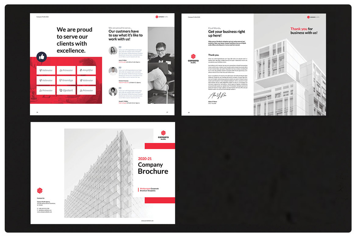 Company Profile Brochure, a Brochure Template by StudioGraficso (Photo 10 of 10)