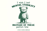 Funny Mental Health Meme PNG, Perfec, an Illustration by SharpMarketplace (Thumbnail 1 of 9)