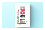 Floral Business Card, a Business Card Template by FlatlineRo (Thumbnail 3 of 3)