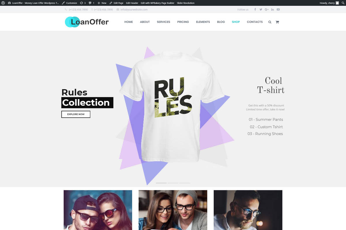 LoanOffer - Loan & Business Theme, a WordPress Template by Cherry Wordpress Theme (Photo 10 of 10)