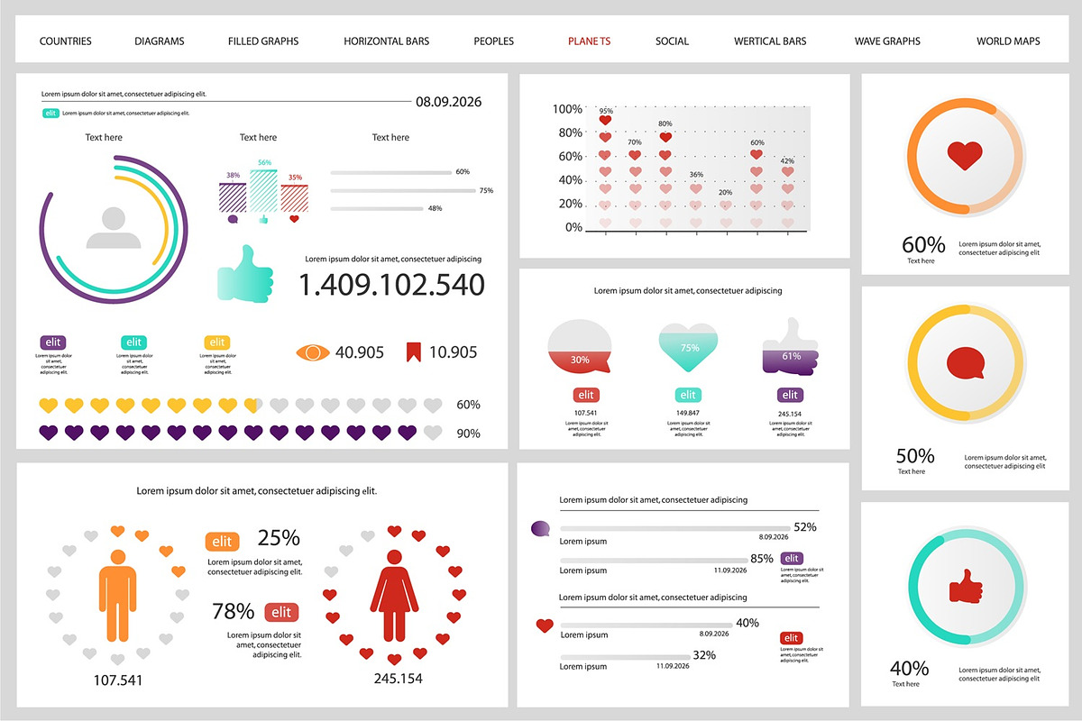 Business Infographic Elements, an Object Graphic by alexdndz (Photo 6 of 11)