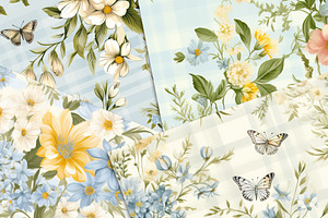 Wildflower Gingham