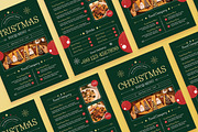 Green Elegant Christmas Food Menu, a Flyer Template by Aiyari Graphic (Thumbnail 2 of 3)