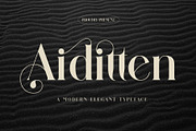 Aiditten Elegant Serif, a Serif Font by Alfinart (Thumbnail 1 of 10)