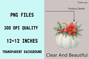Birth Month Floral Pumpkin Bundle., an Illustration by SVGArt (Thumbnail 3 of 8)