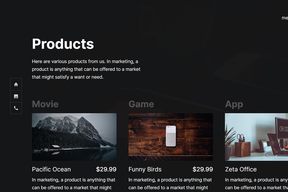 Flux - Creative Portfolio Website, a HTML Template by mivfx (Photo 4 of 5)