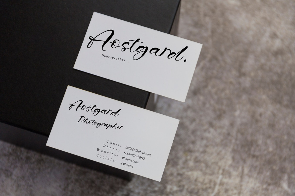 Fostgard - Casual Script Font, a Script Font by Dhabee (Photo 5 of 15)