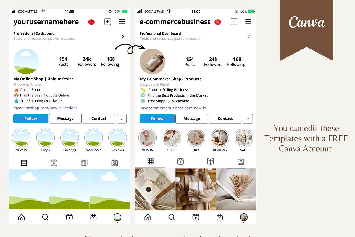 Instagram Profile Mock-up, a Social Media Template by SocialStyleTemplates (Photo 5 of 7)